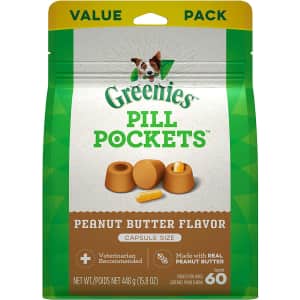 Greenies Pill Pockets Capsule Size 60-Count Dog Treats for $16
