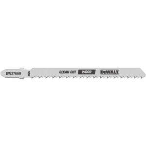 DeWalt 4" Fine Finish Wood Cut Cobalt Steel T-Shank Jig Saw Blade 5-Pack for $13