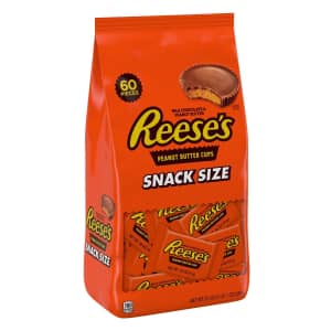 Reese's Peanut Butter Cups Snack Size 60-Pack for $7.71 via Sub & Save