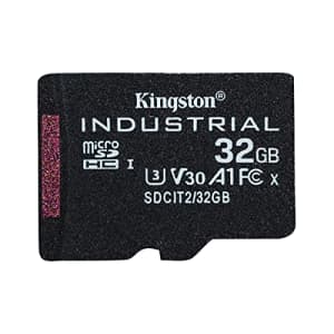 Kingston Industrial 32GB microSDHC C10 A1 pSLC Card SDCIT2/32GBSP for $32