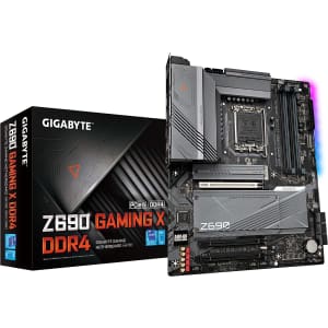 Gigabyte Z690 GAMING X DDR4 Gaming Desktop Motherboard for $160
