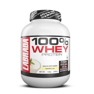 Labrada Nutrition Labrada 100% Whey Protein, Vanilla, 4.13 Pound for $44