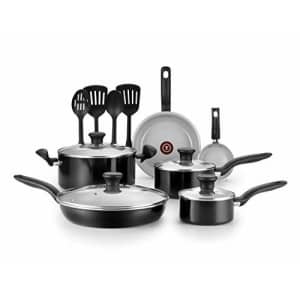 T-fal Cookw G917SE64 Initiatives Ceramic Nonstick Dishwasher Safe Toxic Free 14-Piece Cookware Set, for $85 T-fal Cookw G917SE64 Initiatives Ceramic Nonstick Dishwasher Safe Toxic Free 14-Piece Cookware Set, for $85