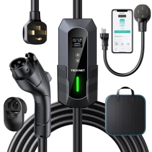 Tecknet 32A Level 2 Portable EV Charger for $150