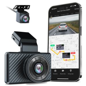 Botslab G500H Dual Dash Cam with Night Vision for $57