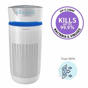HoMedics TotalClean Tower Air Purifier for Viruses, Bacteria, Allergens, Dust, Germs, HEPA Filter, for $125