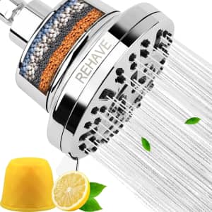 Rehave 5.1" Filtered & Aromatherapy Shower Head for $25