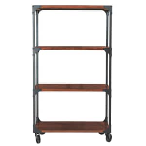 Home Decorators Collection Industrial Empire 63" 4-Shelf Etagere Bookcase for $256
