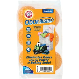 Arm & Hammer Odor Busterz Balls 6-Pack for $12