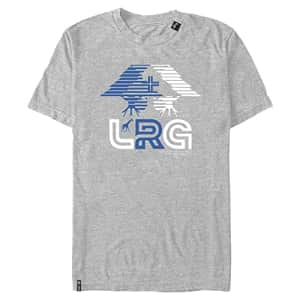 LRG Lifted Research Group Tree G Young Men's Short Sleeve Tee Shirt, Athletic Heather, X-Large for $20