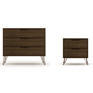 Luxor Intrepid 3-Drawer Dresser and 2-Drawer Nightstand Set for $287 Luxor Intrepid 3-Drawer Dresser and 2-Drawer Nightstand Set for $287