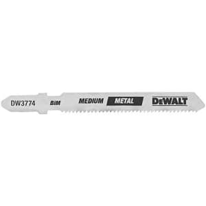 DEWALT DW3774-5 3-Inch 18TPI Medium Metal Cut Cobalt Steel T-Shank Jig Saw Blade (5-Pack) for $18