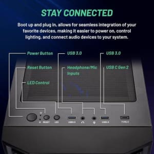 Skytech Shadow Gaming PC Desktop, Intel i5 13400F 2.5 GHz (4.6GHz Turbo Boost), NVIDIA RTX 4060 8GB for $1,030 Skytech Shadow Gaming PC Desktop, Intel i5 13400F 2.5 GHz (4.6GHz Turbo Boost), NVIDIA RTX 4060 8GB for $1,030