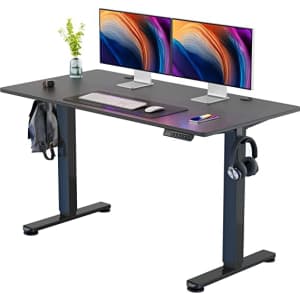 ErGear 55" x 28" Electric Standing Desk for $180