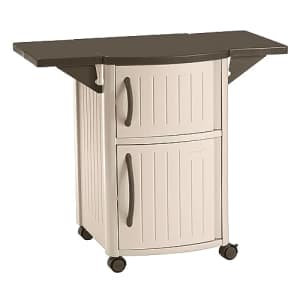 Suncast DCP2000 Portable Outdoor Patio Backyard Grilling Entertainment Serving Prep Station Table for $136