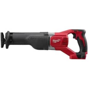 Milwaukee Sawzall M18 18V Cordless Reciprocating Saw (No Battery) for $90