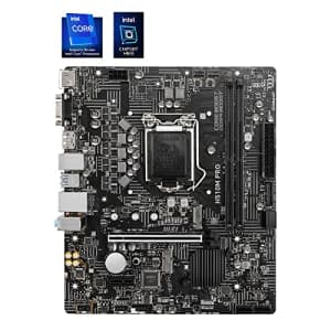 MSI H510M PRO Intel H510 LGA 1200 Micro ATX DDR4-SDRAM Motherboard for $172