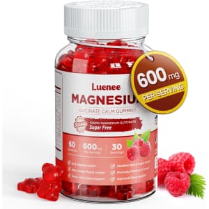Luenee Magnesium Gummies 60-Count Bottle for $9