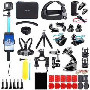 Artman 61-in-1 GoPro Camera Accessories Kit for $34