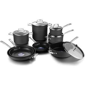 13-Piece Hard Anodized Nonstick Cookware Set for $170