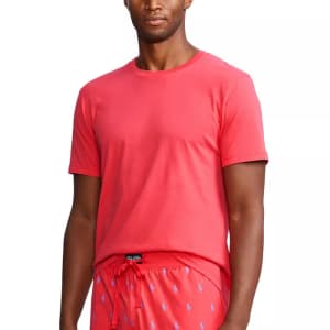 Polo Ralph Lauren Men's Enzyme Wash Crewneck Pajama Shirt for $13