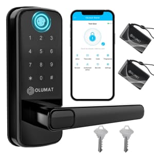 Olumat Keyless Entry Smart Fingerprint Door Lock for $51 w/ Prime Olumat Keyless Entry Smart Fingerprint Door Lock for $51 w/ Prime