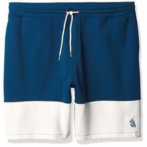 Nautica Men's Big & Tall Fleece Knit Shorts, Sailor Blue, 2X Big for $50