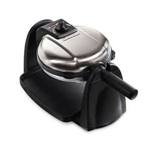 Hamilton Beach Flip Belgian Waffle Maker with Non-Stick Removable Plates, Browning Control, Drip for $68