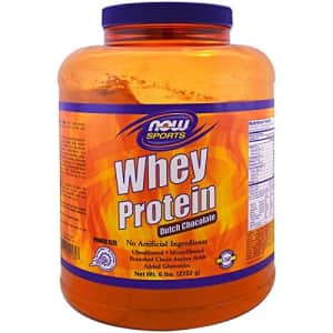 Now Foods - Whey Protein Chocolate 6 lb for $96