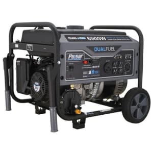 Pulsar 5,500W Dual Fuel Portable Generator for $518