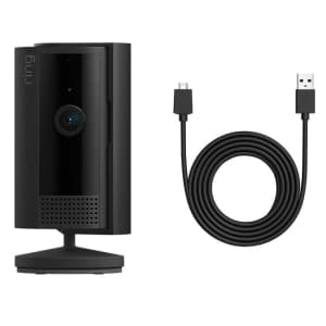 2nd-Gen. Ring Indoor Cam (2023) w/ 10-Ft. Power Cable for $45