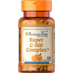 Puritan's Pride Vitamin C-500 Complex-100 Coated Caplets for $12