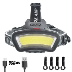 Rechargeable LED Headlamp for $13