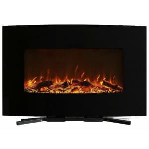 Northwest 36" Curved Wall-Mount Color-Changing LED Fireplace for $213 Northwest 36" Curved Wall-Mount Color-Changing LED Fireplace for $213