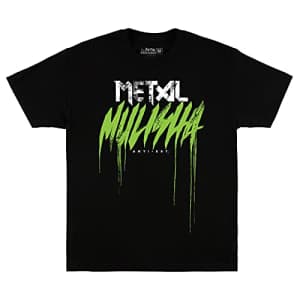 Metal Mulisha Men's Brush Drip T-Shirt, Black, Medium for $18