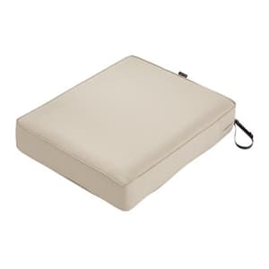 Classic Accessories Montlake Water-Resistant 21 x 19 x 5 Inch Rectangle Outdoor Seat Cushion, Patio for $58