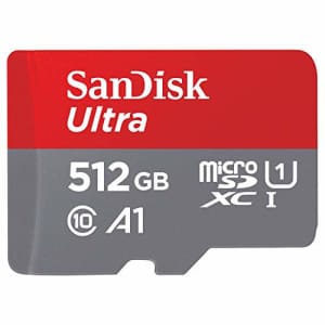 SanDisk Ultra 512GB microSDXC UHS-I Memory Card w/ Adapter for $54