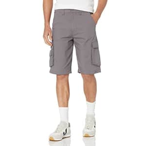 Beverly Hills Polo Club Men's Basic Cargo Shorts Non-Belted, Gunshot Grey 232A, 30 for $17