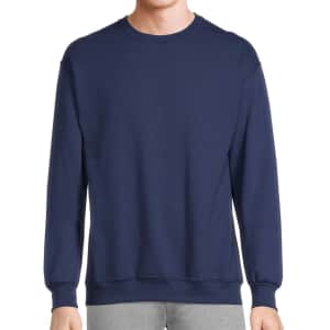 Athletic Works Men's Fleece Crewneck Sweatshirt for $8