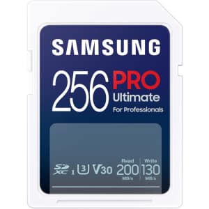 Samsung Pro Ultimate 256GB UHS-I microSD Card for $28
