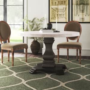 Greyleigh Julian Round Marble Top Dining Table for $860
