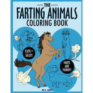 The Farting Animals Coloring Book for $7