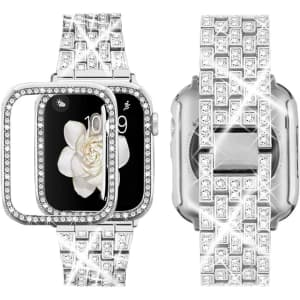 Rhinestone Replacement Band for Apple Watch for $6