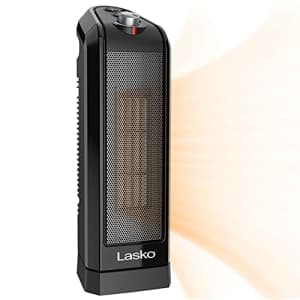 Lasko CT16450 Small Portable 1500W Oscillating Electric Ceramic Space Heater with Manual Thermostat for $40
