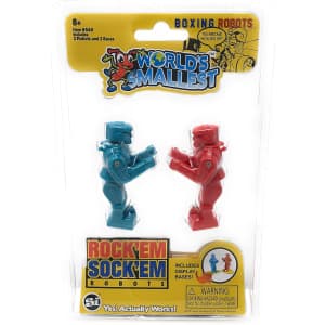 World's Smallest Rock 'Em Sock 'Em Robots for $7 World's Smallest Rock 'Em Sock 'Em Robots for $7