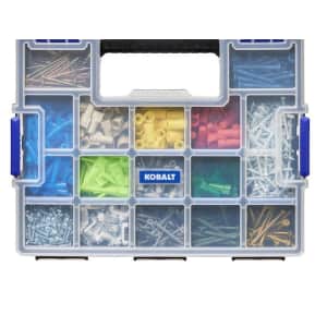 Kobalt Plastic 15-Compartment Plastic Small Parts Organizer for $10