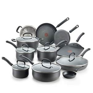 T-fal Ultimate Hard Anodized Nonstick Cookware Set 17 Piece Pots and Pans, Dishwasher Safe Black for $310