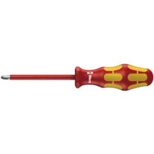 Wera Kraftform 165 Vde Insulated Screwdriver Pozidriv Pz3 X 150Mm for $21 Wera Kraftform 165 Vde Insulated Screwdriver Pozidriv Pz3 X 150Mm for $21