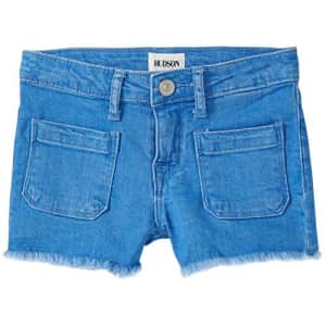 Hudson Jeans Girls' Kelly Short, Brite Blue, 2T Toddler for $9