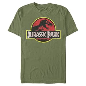 Jurassic Park Men's Classic Movie Logo T-Shirt, Military Green, 3X-Large for $20 Jurassic Park Men's Classic Movie Logo T-Shirt, Military Green, 3X-Large for $20